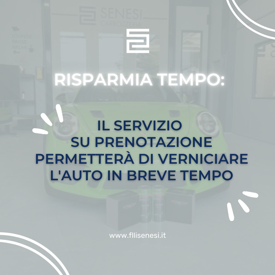 Verniciatura professionale con Carrozzeria SENESI verniciatura