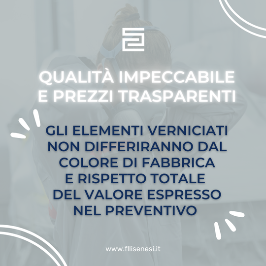 Verniciatura professionale con Carrozzeria SENESI verniciatura