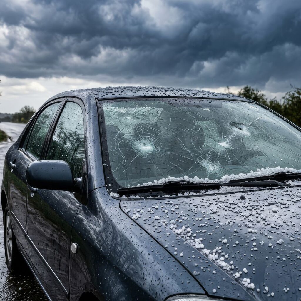 Danni grandine auto e camper: cosa fare e come ripararli grandine